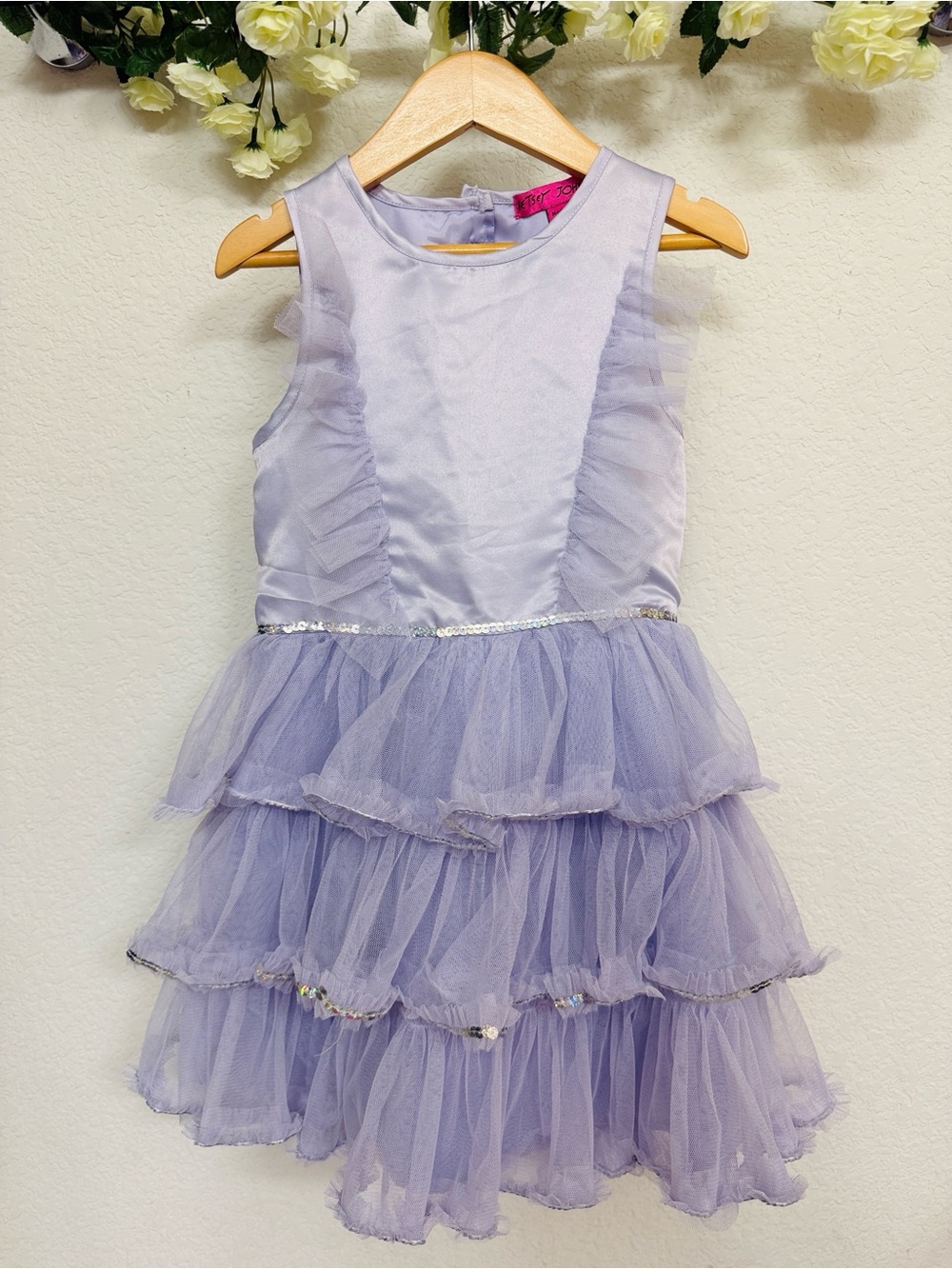 Betsey Johnson • Lavender Tiered Tulle Party Dress